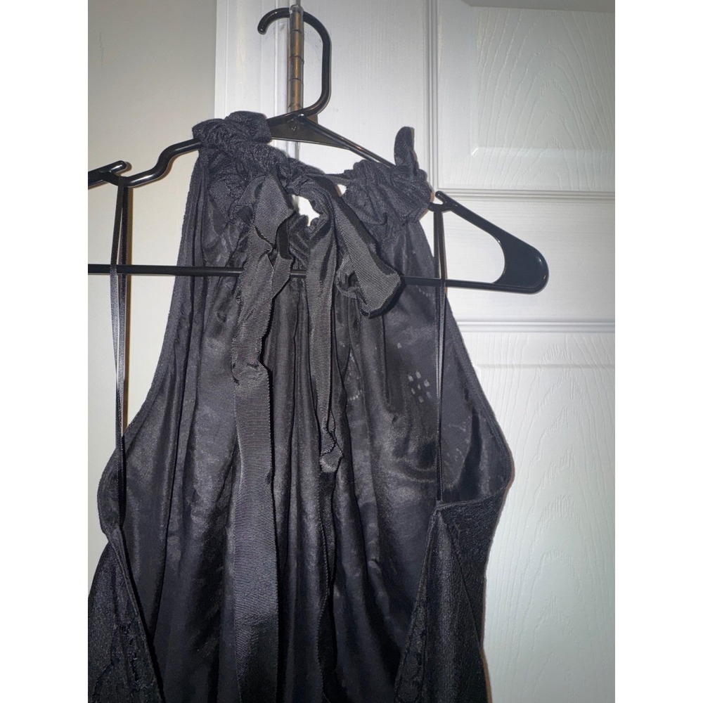 LOVER the Label Black Lace Romper Halter Neck Tie‎ Sleeveless Size 14/10 - Picture 9 of 16